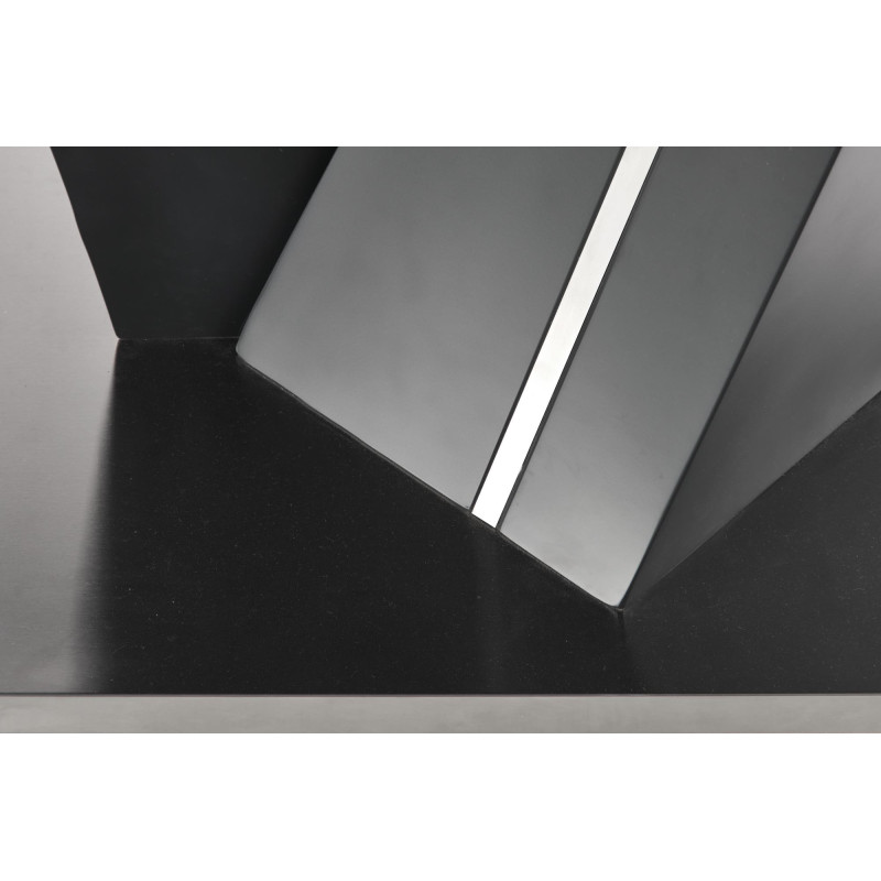 SALVADOR stół rozkładany blat - ciemny popiel, nogi - ciemny