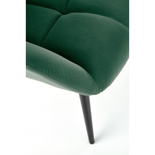 Ergonomiczny fotel tapicerowany Volcano ciemno-zielony