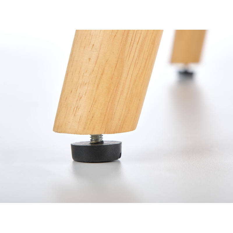 Fotel wypoczynkowy Lagoon popielaty na wysokich czarnych nogach