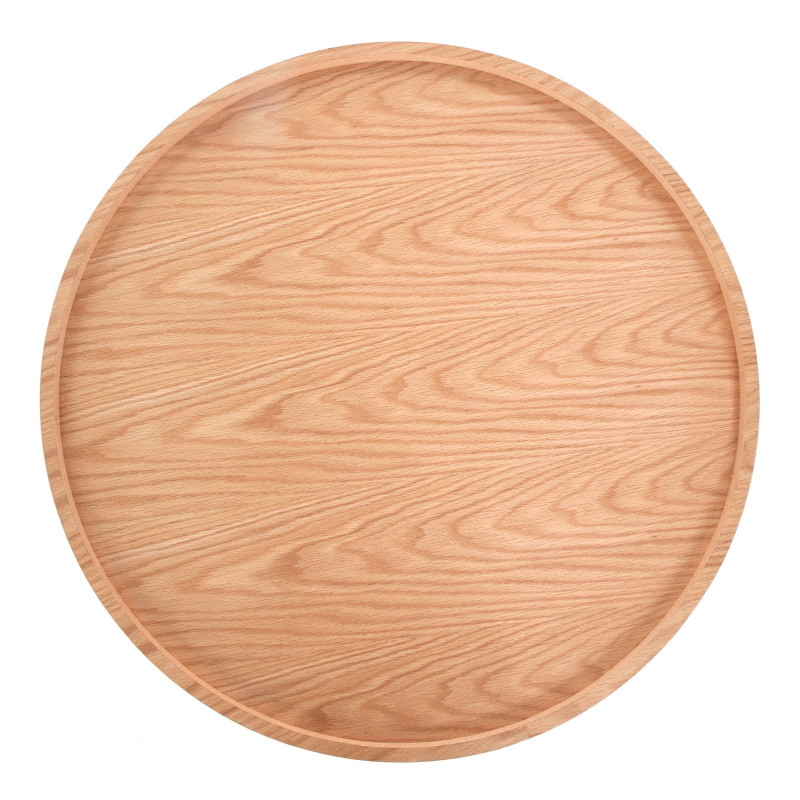 FLORENCE ława dąb naturalny/czarny (1p 1szt)