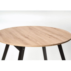 RUBEN stół kolor blat - dąb artisan, nogi - czarny