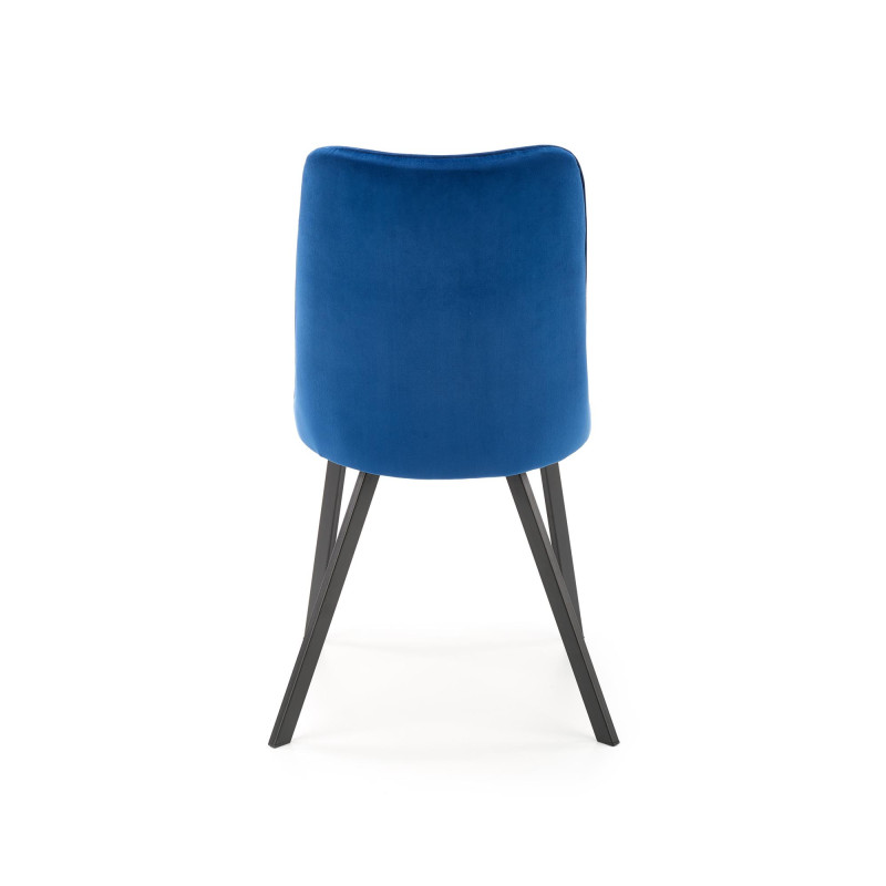 Krzesło tapicerowane Serene granatowe