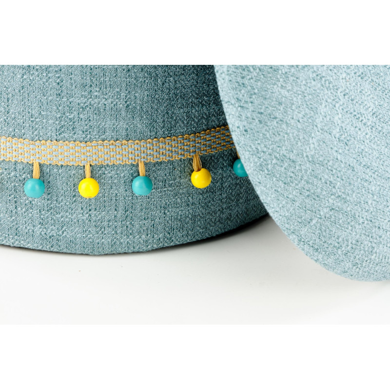 GRADO zestaw 2 puf, jasny niebieski (1p 1szt)