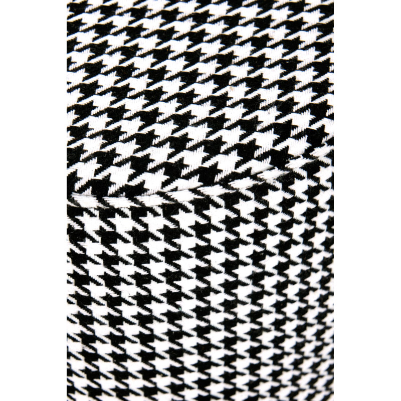 ARUNA pufa czarny/biały/złoty (1p 1szt)