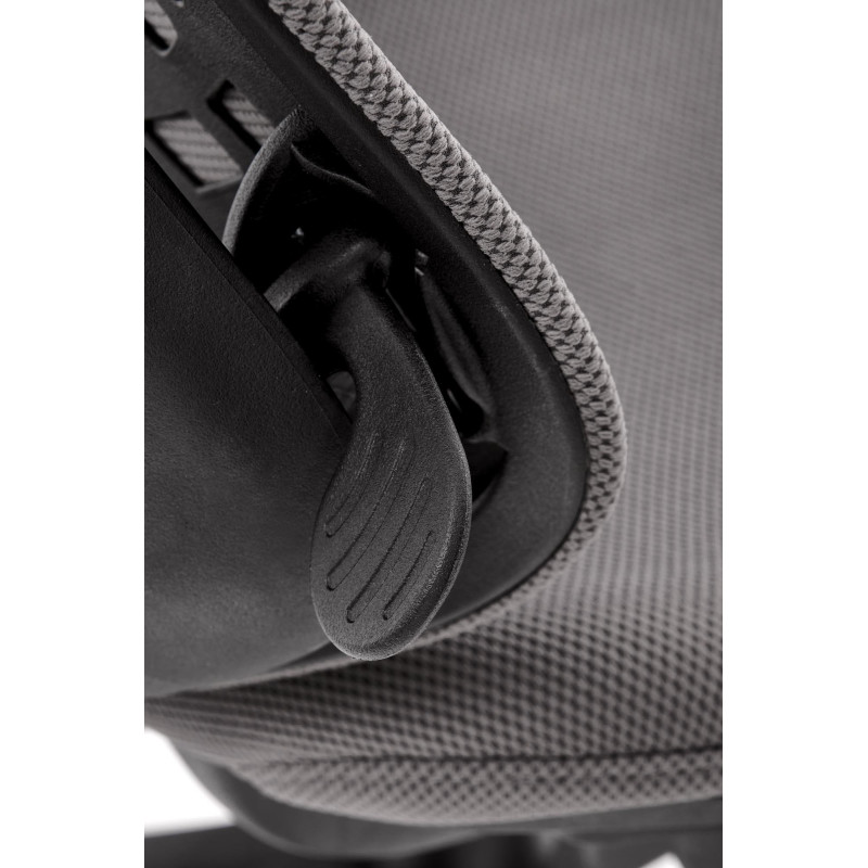 RUBIO fotel gabinetowy popielaty/czarny (1p 1szt)