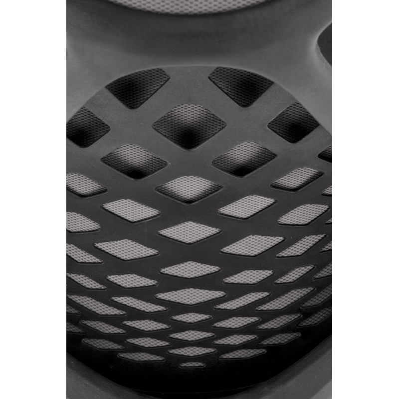 RUBIO fotel gabinetowy popielaty/czarny (1p 1szt)