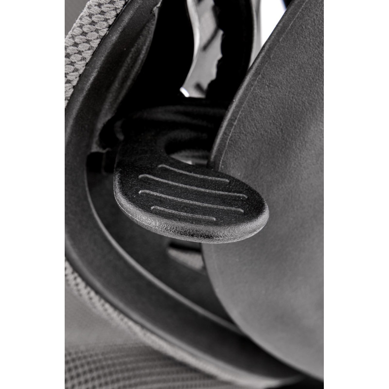 RUBIO fotel gabinetowy popielaty/czarny (1p 1szt)