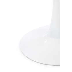 DENVER stół, blat - biały marmur, noga - biały (3p 1szt)