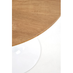 STING stół blat - naturalny, noga - biały (3p 1p)