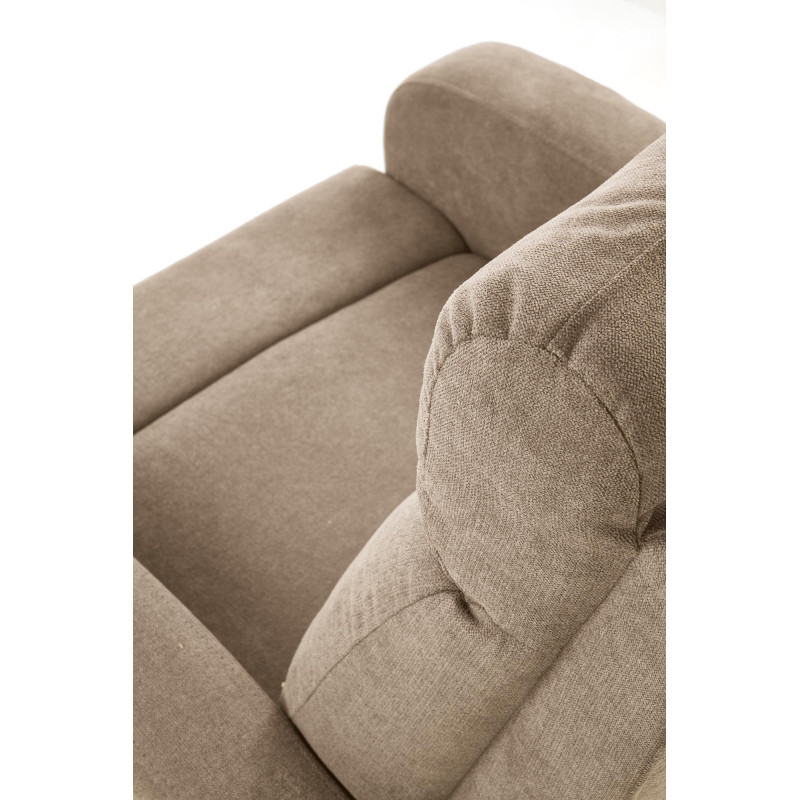 Rozkładany fotel Flux beżowy z funkcją relax