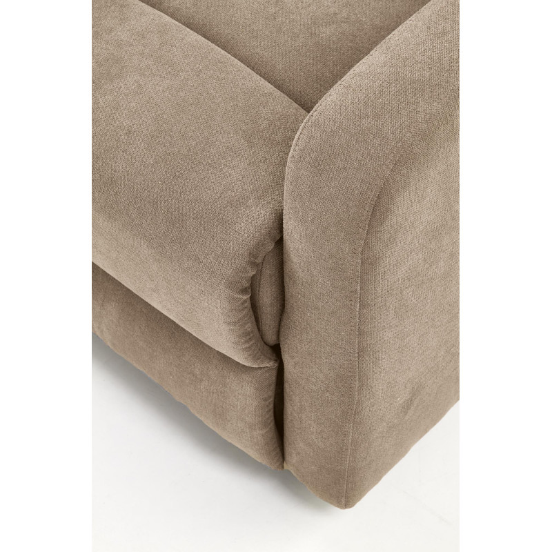 Rozkładany fotel Flux beżowy z funkcją relax