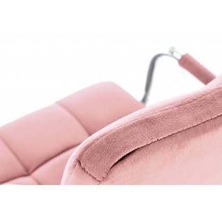 GONZO 4 fotel młodzieżowy różowy velvet (1p 1szt)