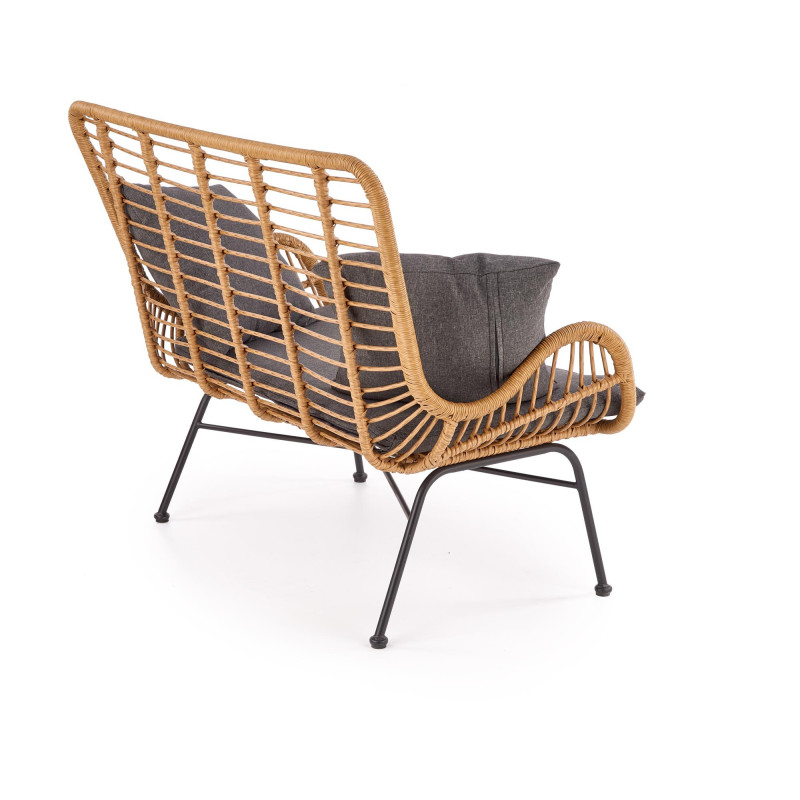 IKARO XL sofa naturalny-popiel (1p 2szt)