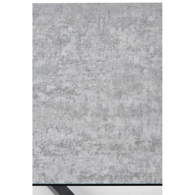 TIZIANO stół rozkładany, blat - jasny popiel / ciemny popiel