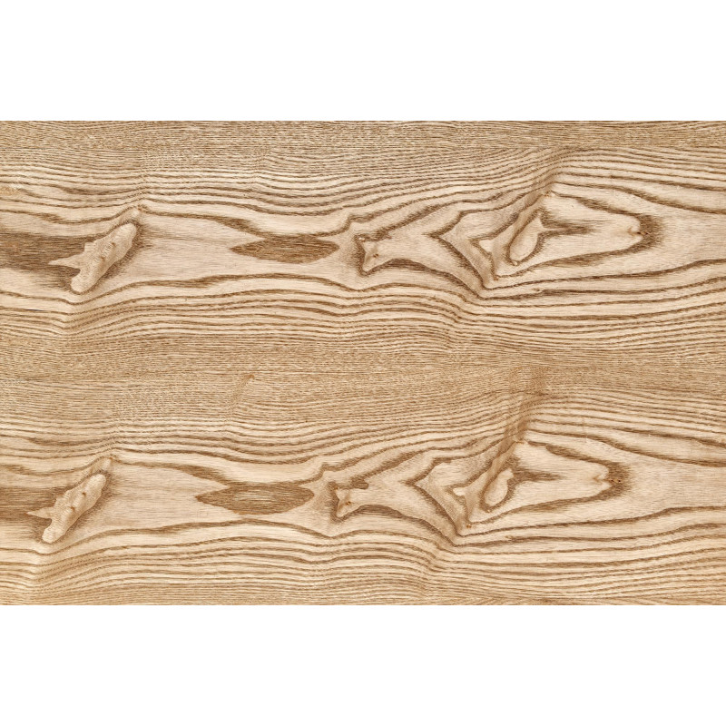 VELDON stół rozkładany, blat - dąb naturalny, nogi - czarny (2p