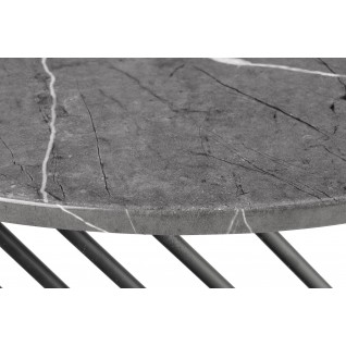 MINERWA ława blat - popielaty marmur, stelaż - czarny (1p 1szt)