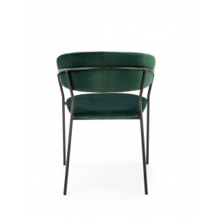 Krzesło Tapicerowane Merkury Zielone Velvet