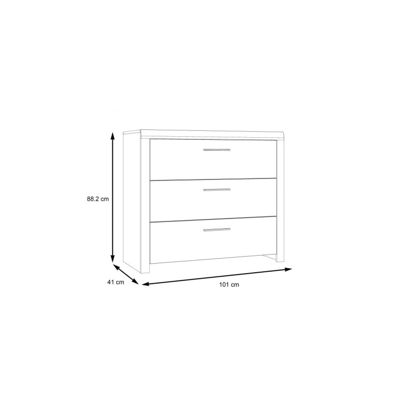 Komoda Dalate DQLK211-M265 Meble Forte kolekcja Dalate