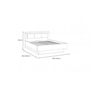Stelaż łóżka z podnoszonym wkładem Dalate JLTL2161-M300A Meble