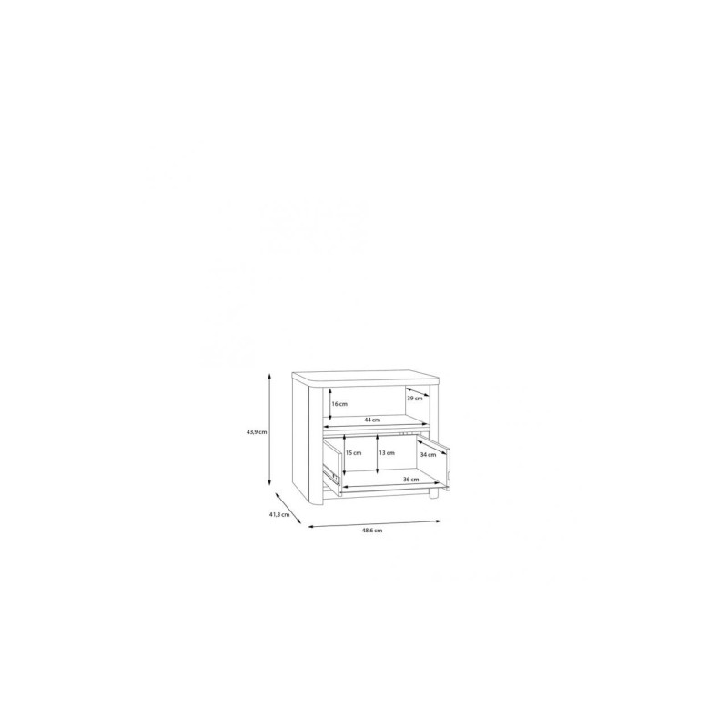 Szafka nocna Surfinio SFNK011-M378 Meble Forte kolekcja Surfinio