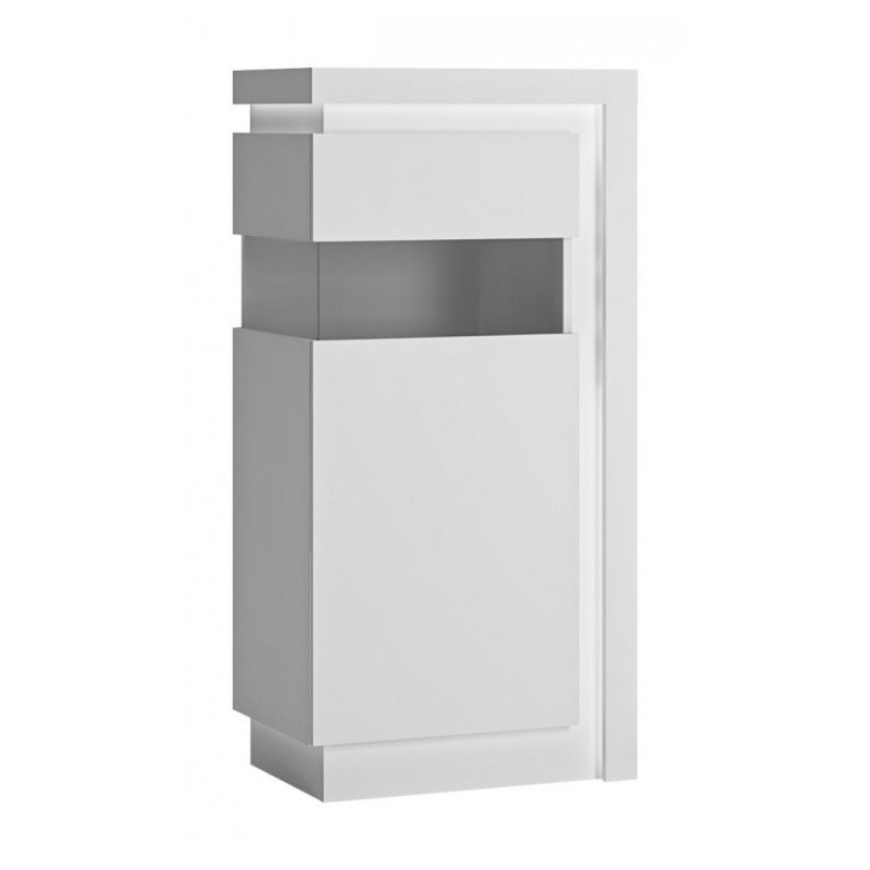 Witryna Lyon biały Typ LYOV0L 1D Meble Wójcik Kolekcja Lyon