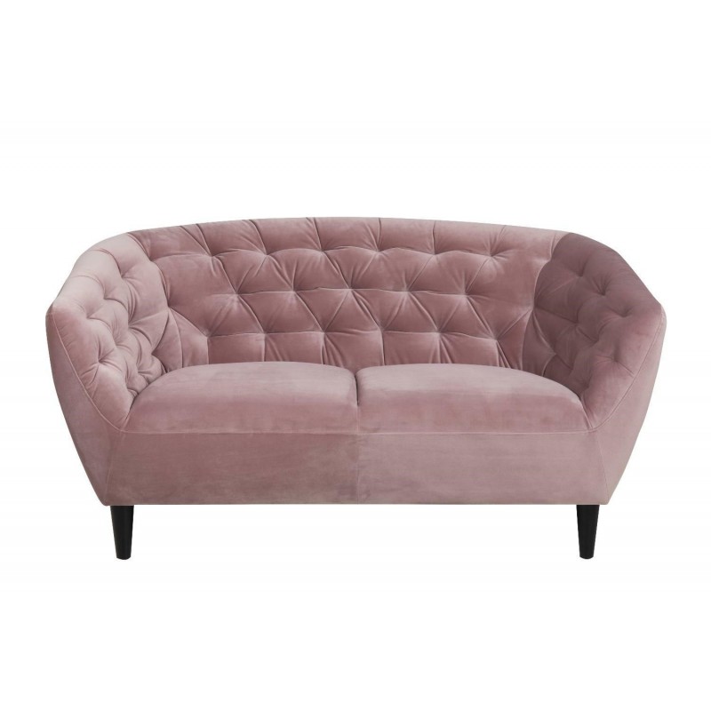 Sofa Ria VIC 2-osobowa różowa