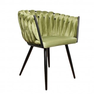 Krzesło Tresse zielone