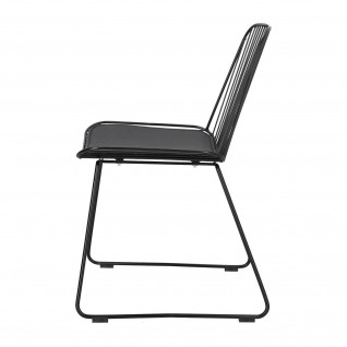 Krzesło Dill z poduszką Black