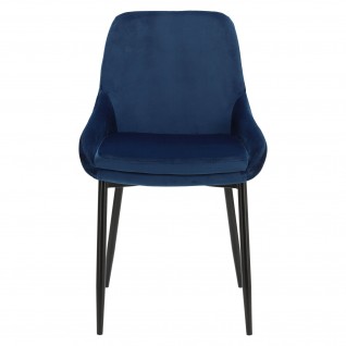 Krzesło Floyd Velvet niebieskie