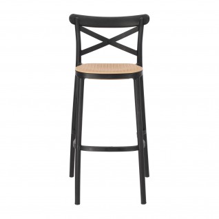 Krzesło barowe Moreno czarne