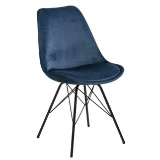 Krzesło Eris VIC niebieskie