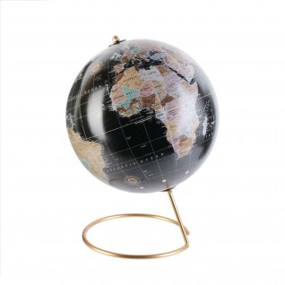 Globus dekoracyjny czarny