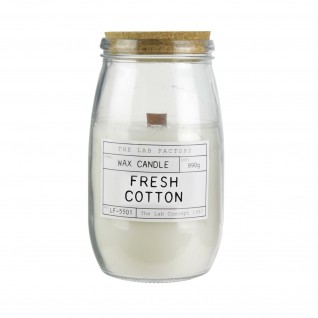 Świeca zapachowa słój Fresh cotton
