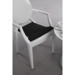 Poduszka na krzesło Royal szara ciemna