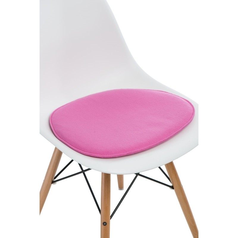 Poduszka na krzesło Side Chair różowa