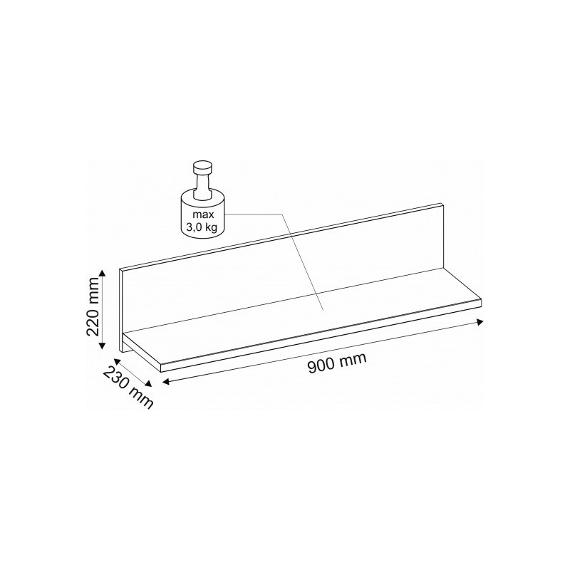Półka IV10 Ivo Bog-Fran kolekcja Ivo
