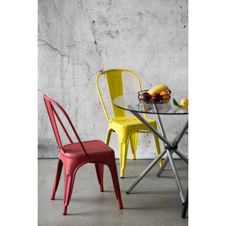 Krzesło Paris Antique żółte