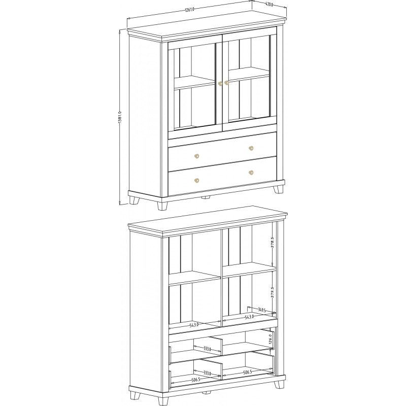 Komoda Evora Typ 46 Helvetia Kolekcja Evora