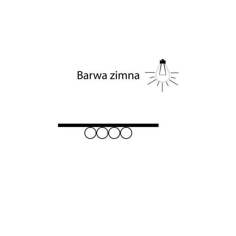 Alabama UNTERBAU II 2400AO01 4xLED białe Helvetia Kolekcja Evora