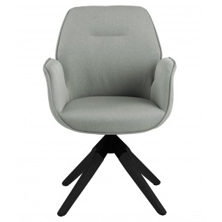 Krzesło obrotowe Aura light grey /black auto return