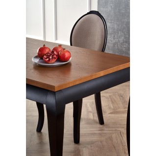 WINDSOR stół rozkładany 160-240x90x76 cm kolor ciemny