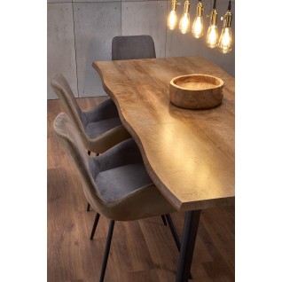 DICKSON stół rozkładany 150-210/90 cm, blat - naturalny, nogi -