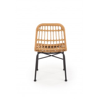 K401 krzesło czarny / naturalny (1p 4szt)
