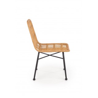 K401 krzesło czarny / naturalny (1p 4szt)
