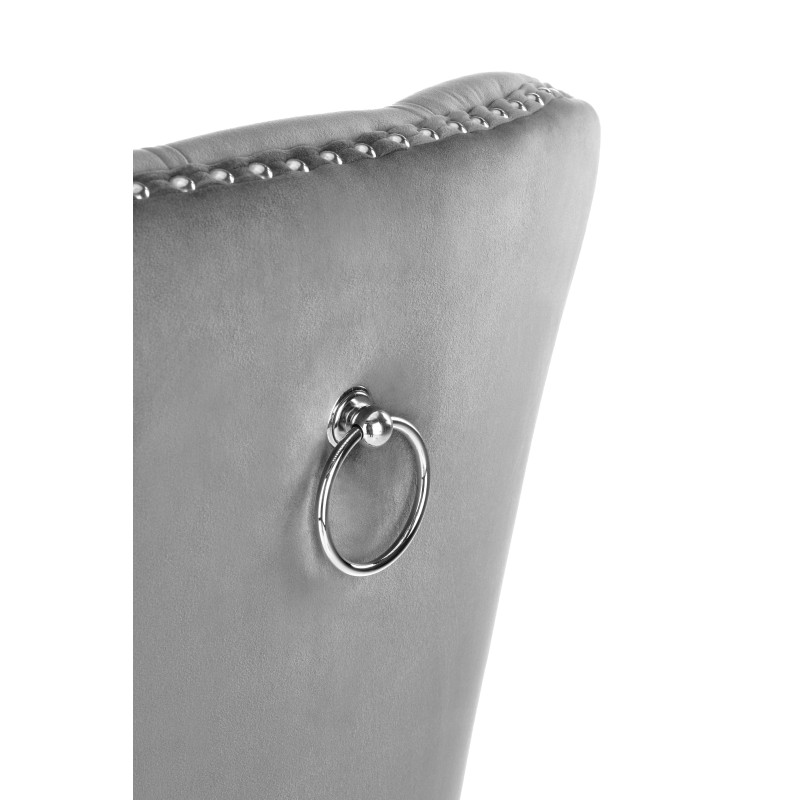 MIYA krzesło czarny / tap: popielaty