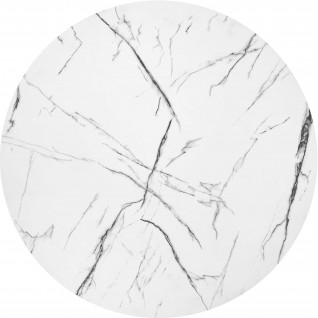 ANTICA ława blat - biały marmur, stelaż - czarny (2p 1szt)