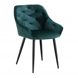 Krzesło tapicerowane Dreamy zielone