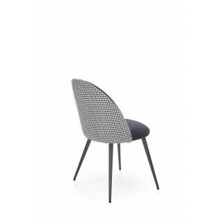 K478 krzesło czarny - biały (1p 4szt)