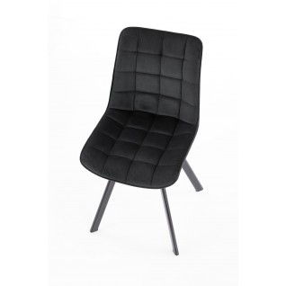 Krzesło tapicerowane Lilac czarne