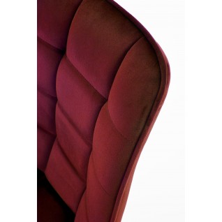Krzesło tapicerowane Lilac bordowe